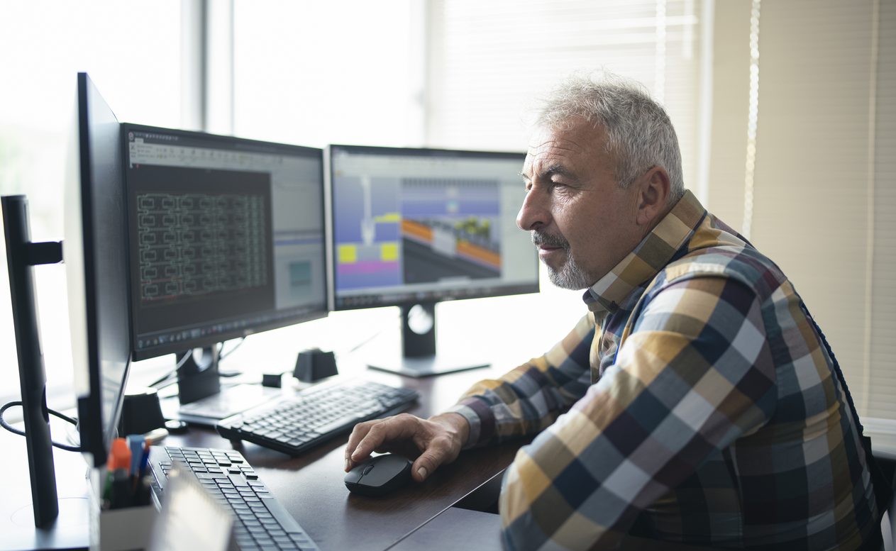 Engineer at Workstation